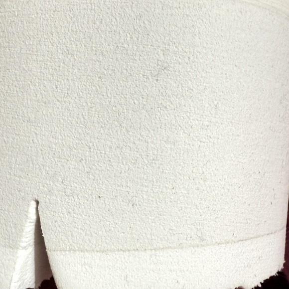 Demonia Ashes 33 Mary Jane Platforms Flatforms White Silver Size 9 - Picture 13 of 13